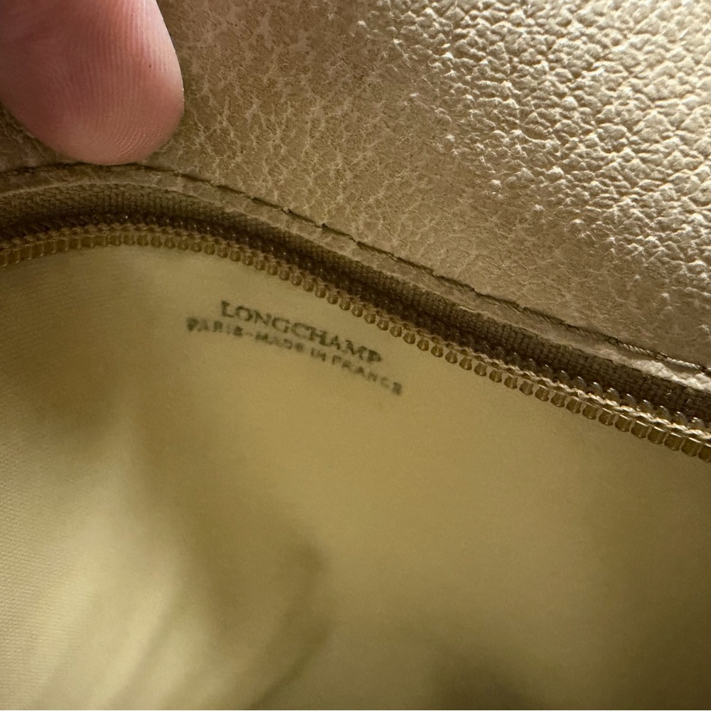 Longchamp tan and cream crossbody bag - Picture 7 of 8